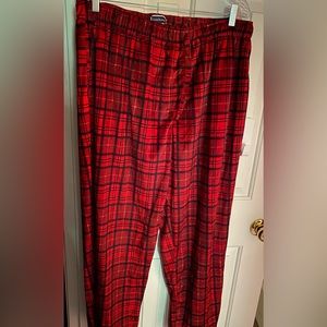 Unisex Club Room Red Pajama Pants XL EUC